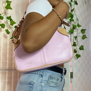 Pink shoulder bag